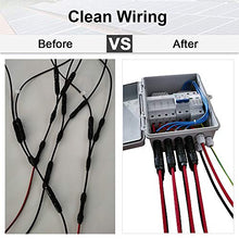 Load image into Gallery viewer, ECO-WORTHY 4 String PV Combiner Box with Lightning Arreste, 10A Rated Current Fuse and Circuit Breakers for On/Off Grid Solar Panel System
