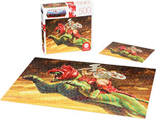 Load image into Gallery viewer, Masters of The Universe Mattel Jigsaw Puzzle with 500 Interlocking Pieces &amp; Mini-Poster Featuring He-Man &amp; Battle Cat, Gift for Collectors &amp; Kids Ages 8 Years Old &amp; Up, Orange
