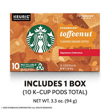 Load image into Gallery viewer, Starbucks Medium Roast K-Cup Coffee Pods — Toffeenut for Keurig Brewers — 1 box (10 pods total)
