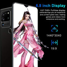 Load image into Gallery viewer, Mobile Phone, S30U Plus Android 10.0, Unlocked 5G Smartphone SIM Free Call, 6.8-inch Full Screen, 4800mAh Large Battery Fast Charging, 18MP+32MP Camera, 32GB+512GB, Face Recognition, 10-core
