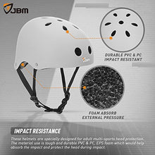 Load image into Gallery viewer, JBM Skateboard Helmet CPSC ASTM Certified Impact Resistance Ventilation for Multi-Sports Cycling Skateboarding Scooter Roller Skate Inline Skating Longboard
