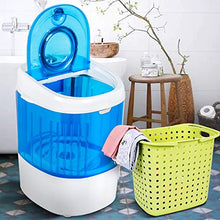 Load image into Gallery viewer, KUPPET Mini Portable Washing Machine for Compact Laundry, 7.7lbs Capacity, Small Semi-Automatic Compact Washer with Timer Control Single Translucent Tub
