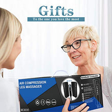 Load image into Gallery viewer, Compression Leg Massager, Muscle Fatigue Massager for Leg, Calf Air Massager for Circulation, Foot Massager with Heat, Gifts for Women,Men
