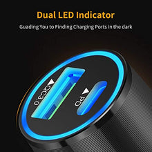 Load image into Gallery viewer, Looptimo 2-Pack 12 Volt Cigarette Lighter Adapter Kit, Compatible with Google Pixel 6/6 Pro/5a/5/4a/4, Samsung Galaxy Note 20/10/9,S21/S20/S10, PD &amp; QC 3.0 Car Charger with 3-Pack Type C Cable 3.3ft
