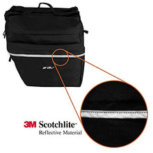 Load image into Gallery viewer, BV Bike Bag Bicycle Panniers with Adjustable Hooks, Carrying Handle, 3M Reflective Trim and Large Pockets
