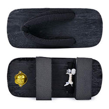 Load image into Gallery viewer, Japanese Wooden Clogs Sandals Japan Traditional Shoes Geta With Tabi Socks (US 7/24.5cm)
