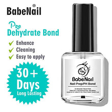 Load image into Gallery viewer, BabeNail Nail Prep Dehydrate &amp; Bond Primer, Nail Protein Bond, 2PCS Professional Long Lasting Natural Air Dry Superior Bonding Primer for Acrylic Powder and Gel Nail Polish 0.5 oz
