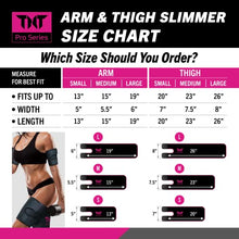 Load image into Gallery viewer, Arm Trimmers &amp; Thigh Trimmer for Women &amp; Men for Arm Slimming - Arm Slimmers &amp; Thigh Sweat Bands for Women - Arm and Thigh Trimmers for Weight Loss - Sweat Belt &amp; Body Wraps for Weight Loss
