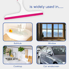 Load image into Gallery viewer, 4 Pack Shower Squeegee, Rubber Glass Shower Door Squeegee with 4 Shower Hooks, Hand Held Shower Door Squeegee with Hanging Hole Squeegee for Car Windows, Shower Glass Door, Windows
