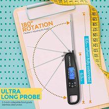 Load image into Gallery viewer, [Latest 2020] AMAGARM Meat Food Thermometer for Grill and Cooking, 2S Best Ultra Fast Instant Read Waterproof Digital Kitchen Thermometer Probe for Grilling, BBQ, Baking, Candy, Liquids, Oil
