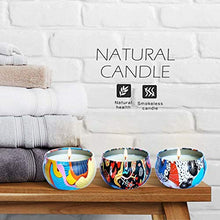 Load image into Gallery viewer, YYCH Gift Package Scented Candles Lemon, Fig, Lavender, Spring Fresh,Rose ，Jasmine，Vanilla，Bergamot，Strawberry, Peppermint, Rosemary, Gardenia Natural Soy Wax Portable Travel Tin Candle,Set of 12
