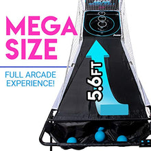 Load image into Gallery viewer, Franklin Sports Whirl-Ball Arcade Game - 4 Arcade Balls and Over 5ft Ramp - Game Room Ready - Kid and Family Fun All Game Night!
