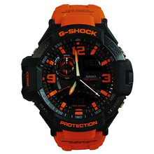 Load image into Gallery viewer, G-Shock Unisex G-Aviation Twin Sensor GA1000-4A Black/Orange
