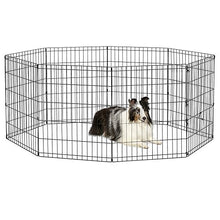 Load image into Gallery viewer, New World Pet Products B552-30 Foldable Exercise Pet Playpen, Black, Medium/24" x 30"
