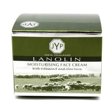 Load image into Gallery viewer, JYP New Zealand Lanolin Moisturizing Face Cream with Vitamin E and Aloe Vera, 100g
