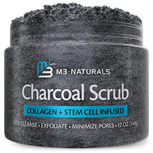 Load image into Gallery viewer, M3 Naturals Charcoal Body Scrub 12 oz + Superfood Body Scrub 12 oz
