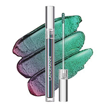 Load image into Gallery viewer, LANGMANNI 6 Matte Lipstick with 6 Lipliners Cosmetics Makeup Gift for Girls(12PCS)+Liquid Chameleon Eyeshadow（Peacock）
