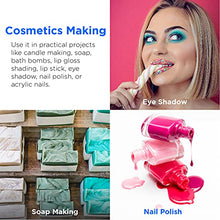 Load image into Gallery viewer, Rolio - Mica Powder - 24 Jars of Pigment for Paint, Dye, Soap Making, Nail Polish, Epoxy Resin, Candle Making, Bath Bombs, Slime
