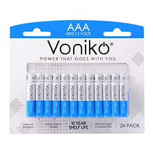 Load image into Gallery viewer, VONIKO Alkaline 9V Battery 4 Pack &amp; AAA 24 Pack Triple A Battery- Ultra Long Lasting
