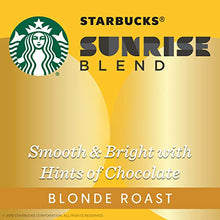 Load image into Gallery viewer, Starbucks Sunrise Blend Coffee K-Cup Pods | Blonde Roast Coffee Pods for Keurig Brewers | 1 Box (10 Pods)
