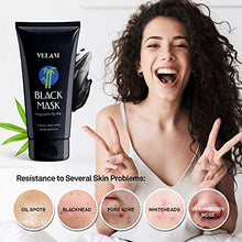 Load image into Gallery viewer, Blackhead Remover Mask, Charcoal Black Mask, Peel Off Blackhead Mask, Deep Cleansing Facial Mask for Face Nose, 60g
