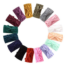 Load image into Gallery viewer, 16PCS Baby Nylon Headbands Hairbands Hair Bow Elastics for Baby Girls Newborn Infant Toddlers Kids
