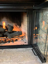 Load image into Gallery viewer, Fireplace Glass Door Set for Heatilator Fireplace Model# E36, E-36I, EC36, EC-36I, EL36, BC36R, BC36C (Black Finish)
