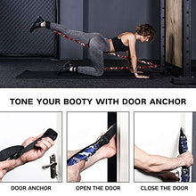 Load image into Gallery viewer, INNSTAR Booty Resistance Band Glute Cord Cable Machine for Hip Home Workout Cable Kickbacks with Instructions &amp; Carry Bag (Heavy)
