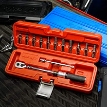 Load image into Gallery viewer, EPAuto Bike Tool 1/4 Inch Drive Click Torque Wrench Set (2 to 20 Nm), Hex/Torx Bit Socket Extension Bar Bicycle Maintenance Kit
