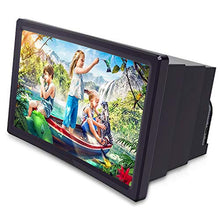 Load image into Gallery viewer, Screen Magnifier for Cell Phone,3D HD Phone Screen Magnifier,12" Box Phone Stand Mobile Phone Projector for Movies and Videos Phone Accessories Gadgets Tech Gifts for Men
