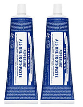 Load image into Gallery viewer, Toothpaste Peppermint Dr. Bronner's 5 oz Paste Pack of 2 (2) by Dr. Bronner's
