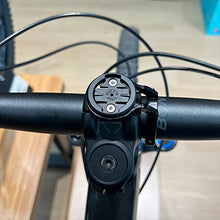 Load image into Gallery viewer, Cestbon Mountain Bike Mount for Garmin Edge Wahoo Elemnt Bryton Rider Stages Dash Hammerhead Karoo, Bike Stem Mount for Handlebar 35mm(Black)
