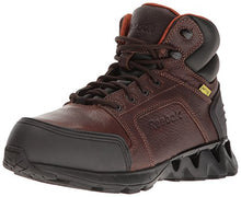 Load image into Gallery viewer, Reebok Work Men's Zigkick Work RB7605 Industrial and Construction Shoe, Brown, 11.5 W US
