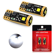 Load image into Gallery viewer, LASFIT 194 168 2825 W5W LED Bulb Canbus Error Free, T10 LED Bulbs 400LM 6000K for Dome Map License Plate Trunk Cargo Lights (2-pack)

