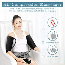 Load image into Gallery viewer, Compression Leg Massager, Muscle Fatigue Massager for Leg, Calf Air Massager for Circulation, Foot Massager with Heat, Gifts for Women,Men

