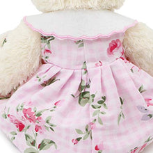 Load image into Gallery viewer, Oits-cute Small Baby Teddy Bear with Cloth Cute Stuffed Animal Soft Plush Toy 10" (Pink Dress with Rabbit)
