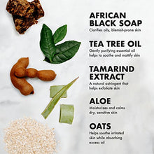 Load image into Gallery viewer, SheaMoisture African Black Soap Facial System Kit |4oz. Facial Wash &amp; Scrub |4 oz. Problem Skin Facial Mask | 2oz. Moisturizer | 3.5oz Bar Soap

