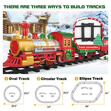 Load image into Gallery viewer, Lucky Doug Christmas Train Toys Set Around Tree for Kids, Electric Train Set with Light &amp; Sounds Include 4 Cars and 10 Tracks, Christmas Trains Sets Gift for 2 3 4 5 6 Years Old Boys Girls Toddlers
