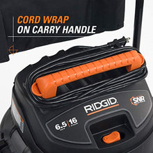 Load image into Gallery viewer, Ridgid Ridgidon WD1956 16 gal. 6.5-Peak HP Stainless Steel Wet Dry Vac
