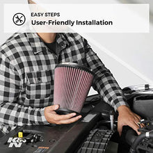 Load image into Gallery viewer, K&amp;N Engine Air Filter: High Performance, Premium, Washable, Replacement Filter: 1992-2005 Hummer H1 and AM General Hummer, E-1700
