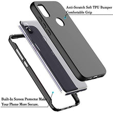 Load image into Gallery viewer, Nuomaofly for T-Mobile Revvl 4 / TCL Revvl 4 Case with Built-in Screen Protector Designed, Full-Body Heavy Drop Protection Shock Absorption Cover for T-Mobile Revvl 4 - Black

