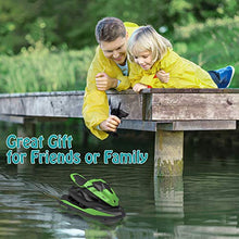 Load image into Gallery viewer, Remote Control Boat, 1:14 Scale 2.4Ghz High Speed RC Racing Boats for Pools and Lakes, Dual Motor, Low Battery Alarm, Speed Switch, Watercraft Toy for 14+ Kids, Green
