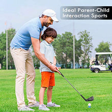Load image into Gallery viewer, Kids Golf Clubs Set, Exercise N Play Deluxe Happy Young Golfer Sports Kit, 15 Piece Set of Kids Physical and Mental Development
