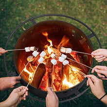 Load image into Gallery viewer, YAHEETECH Outdoor 30 Inch Fire Pit, Metal Firepit Bonfire Wood Burning Heater Stove Backyard Patio Garden Firepit for Outside with Spark Screen and Fireplace Poker, Stars and Moons Design Pattern
