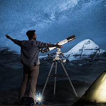 Load image into Gallery viewer, Telescopes for Adults, 70mm Aperture and 700mm Focal Length Professional Astronomy Refractor Telescope for Kids and Beginners - with EQ Mount, 2 Plossl Eyepieces and Smartphone Adapter
