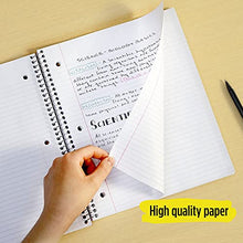 Load image into Gallery viewer, Five Star Advance Spiral Notebook, 5 Subject, College Ruled Paper, 200 Sheets, 11 x 8-1/2 inches, Green (73148)

