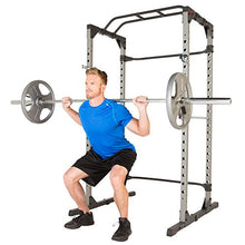 Load image into Gallery viewer, Fitness Reality 810XLT Super Max Power Cage | Optional Lat Pull-down Attachment and Adjustable Leg Hold-down | Power Cage Only
