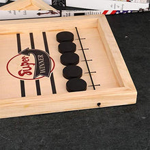 Load image into Gallery viewer, Fast Sling Puck Game Paced,Tinfence Table Desktop Battle,Winner Board Games Toys for Adults Parent-Child Interactive Chess Toy Board Table Game (22.7 in x 12.5 in)
