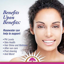 Load image into Gallery viewer, Heritage Store Rose Petals Rosewater | Alcohol Free, 100% Pure Vegan | Benefits Sensitive Skin, &amp; Hair | 8oz | 3 pk
