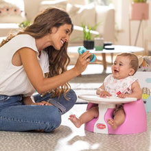 Load image into Gallery viewer, Nuby My Floor Seat, Soft Foam Cushion with Safety Harness and High Back Design, for Ages 4-12 Months, Pink
